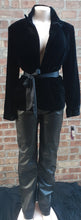 Load image into Gallery viewer, Velvet and Leather Pants Set Size M/10 Kargo Fresh