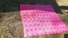 Load image into Gallery viewer, Vintage 1960s Era Throw Blanket or Tapestry 72x72 Kargo Fresh
