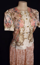 Load image into Gallery viewer, Vintage 1980s Era Maggie London Career Suit Size 10 Kargo Fresh