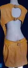 Load image into Gallery viewer, Vintage 1980s Era Mustard Yellow Dress L/XL Kargo Fresh