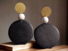 Load image into Gallery viewer, Vintage African Multi Strand Drape Necklace with custom clip on earrings Kargo Fresh