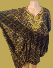Load image into Gallery viewer, Vintage African Nile Queen Midi Kaftan One Size Kargo Fresh