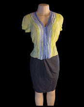 Load image into Gallery viewer, Vintage Armani silk top and wool skirt set Small Kargo Fresh