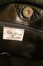 Load image into Gallery viewer, Vintage Black Leather 1980s Hobo Bag Kargo Fresh