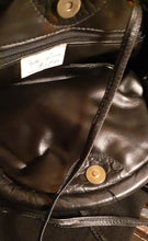 Load image into Gallery viewer, Vintage Black Leather 1980s Hobo Bag Kargo Fresh