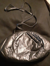 Load image into Gallery viewer, Vintage Black Leather 1980s Hobo Bag Kargo Fresh