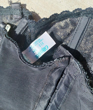 Load image into Gallery viewer, Vintage Carnival black lace bustier 38 B Kargo Fresh