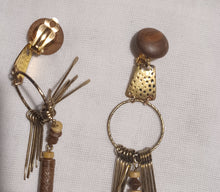 Load image into Gallery viewer, Vintage Chunky Boho Rustic Cluster Clip On Earrings Kargo Fresh