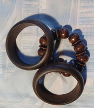 Load image into Gallery viewer, ****Vintage Chunky Wooden Bangle Set Kargo Fresh