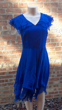 Load image into Gallery viewer, Vintage Couture Barabra Bates Custom Silk Swing Dress Small Kargo Fresh