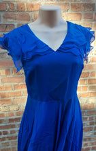 Load image into Gallery viewer, Vintage Couture Barabra Bates Custom Silk Swing Dress Small Kargo Fresh