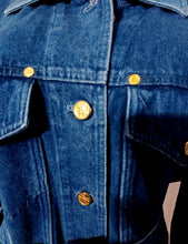 Load image into Gallery viewer, Vintage Escada Denim Jacket 40 Kargo Fresh
