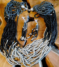 Load image into Gallery viewer, Vintage Glass Bead Multi Strand Necklace Set Kargo Fresh