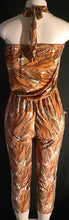 Load image into Gallery viewer, Vintage Halter Jumpsuit 1980's Kargo Fresh