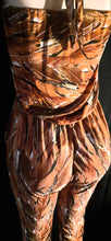 Load image into Gallery viewer, Vintage Halter Jumpsuit 1980's Kargo Fresh
