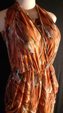 Load image into Gallery viewer, Vintage Halter Jumpsuit 1980's Kargo Fresh