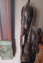 Load image into Gallery viewer, Vintage  Hand strung Seed Bead Maasai layering Necklace set Kargo Fresh