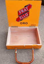 Load image into Gallery viewer, Vintage Handmade Authentic Cigar Box Purse Kargo Fresh