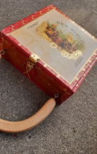 Load image into Gallery viewer, Vintage Handmade Authentic Cigar Box Purse Kargo Fresh