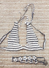 Load image into Gallery viewer, Vintage Handmade Cowrie Shell Bikini Bra and Belt Kargo Fresh
