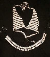 Load image into Gallery viewer, Vintage Handmade Cowrie Shell Bikini Bra and Belt Kargo Fresh