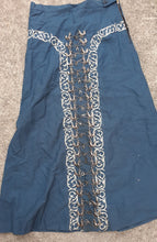 Load image into Gallery viewer, Vintage Handmade Maxi Skirt With Silver Rooster Charms Kargo Fresh
