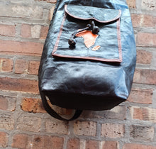 Load image into Gallery viewer, Vintage Handmade Turag Africa Leather Bookbag Kargo Fresh