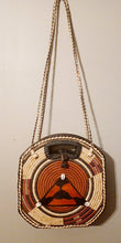 Load image into Gallery viewer, Vintage Handpainted Leather and Straw Purse Mali Kargo Fresh