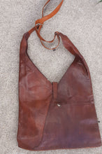 Load image into Gallery viewer, Vintage Large Leather Ankh Crossbody Kargo Fresh