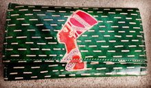 Load image into Gallery viewer, Vintage Leather Queen Nefertiti Bi Fold Wallet Kargo Fresh