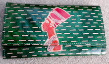Load image into Gallery viewer, Vintage Leather Queen Nefertiti Bi Fold Wallet Kargo Fresh