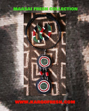 Load image into Gallery viewer, Vintage  Maasai Tribal Collar and Earrings Set Kargo Fresh