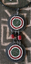 Load image into Gallery viewer, Vintage  Maasai Tribal Collar and Earrings Set Kargo Fresh