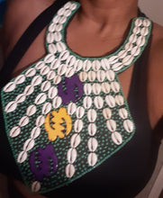 Load image into Gallery viewer, Vintage Malian Handbeaded Breastplate Collar Necklace Kargo Fresh