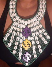 Load image into Gallery viewer, Vintage Malian Handbeaded Breastplate Collar Necklace Kargo Fresh