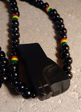 Load image into Gallery viewer, Vintage Mens Black Power Fist Necklace Kargo Fresh