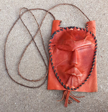 Load image into Gallery viewer, Vintage Mens Handmade Leather Africa Neck Pouch Kargo Fresh