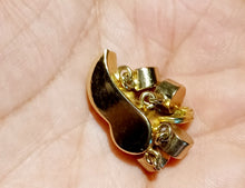 Load image into Gallery viewer, Vintage Monet Gold Mini Dangle Clip on Earrings Kargo Fresh