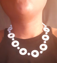 Load image into Gallery viewer, Vintage Natural Polished Pearl and Crystal Necklace and clip on earrings Kargo Fresh