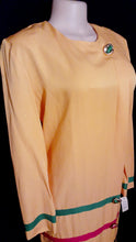 Load image into Gallery viewer, Vintage Nicole Studio NY Rayon Coat Dress Size 10 Kargo Fresh