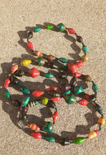 Load image into Gallery viewer, Vintage Paper Bead Layering Necklace Set of 3 Kargo Fresh