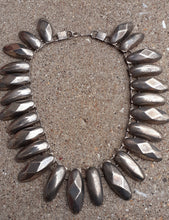 Load image into Gallery viewer, Vintage Rustic Silver Metal Abstract Necklace Kargo Fresh