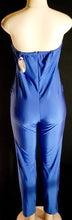 Load image into Gallery viewer, Vintage Style Heart Bodice Jumpsuit Size Large Spandex Kargo Fresh
