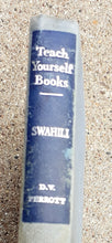 Load image into Gallery viewer, Vintage Teach Your Self Swahili Book 1962 Kargo Fresh