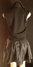 Load image into Gallery viewer, Vintage Vegan leather Skater Skirt and Moto Vest Set Kargo Fresh