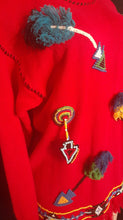 Load image into Gallery viewer, Vintage Victoria Jones Southwestern Sweater Medium Kargo Fresh