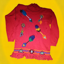 Load image into Gallery viewer, Vintage Victoria Jones Southwestern Sweater Medium Kargo Fresh
