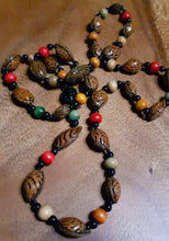 Load image into Gallery viewer, Vintage Wooden Bead Handmade Bohemian Necklace Set of 4 Kargo Fresh