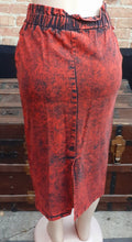 Load image into Gallery viewer, Vintage and rare Designer Norman Mayer Acid Wash Denim Skirt Set Small 1980s Kargo Fresh