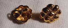 Load image into Gallery viewer, Vintage chunky clip on gold studs Kargo Fresh